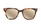 Toms Toms Memphis 201 Amber Tortoise Sunglasses With Ivory Mirror Lens