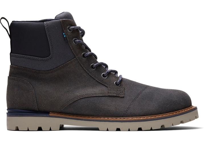 Toms Waterproof Forged Iron Waxy Suede Mens Ashland Boots