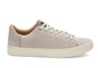 Toms Toms Drizzle Grey Nubuck Men's Lenox Sneakers Shoes - Size 7.5