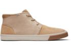 Toms Tan Suede And Heritage Canvas Men's Carlo Mid Sneakers