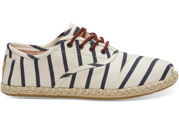 Toms Stripe Cordones Women's Espadrilles