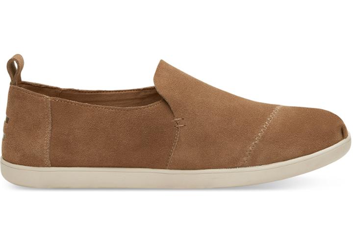 Toms Toms Toffee Suede Men's Deconstructed Alpargatas Shoes - Size 9.5