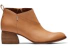 Toms Honey Leather Women's Leilani Booties
