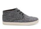 Toms Toms Grey Slub Men's Paseo Mid Sneakers Shoes - Size 7