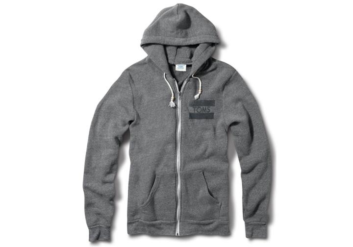 Toms Unisex Grey Toms Men's Classic Hoodie - Size Xs