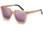 Toms Traveler By Toms Zuma Matte Smoke Lilac Lilac Mirror Lens Sunglasses With Violet Mirror Lens