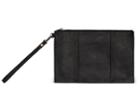 Toms Toms Black Distressed Leather Party Pouch Bag