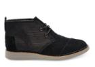 Toms Black Embossed Suede Men's Mateo Chukka Boots