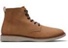 Toms Distressed Tan Waxy Suede Men's Porter Boots