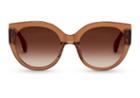 Toms Toms Luisa Rose Crystal Sunglasses With Brown Gradient Lens