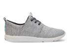 Toms Toms Grey Diamond Melange Women's Del Rey Sneakers Shoes - Size 10