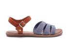 Toms Chambray Brown Suede Women's Zoe Sandals