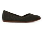 Toms Toms Forest Suede Diamond Embossed Women's Jutti Flats Shoes - Size 7.5