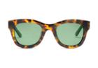 Toms Toms Chelsea Blonde Tortoise Zeiss Polarized Sunglasses With Green Grey Lens