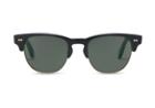 Toms Toms Lobamba Shiny Black Polarized Sunglasses With Green Grey Lens