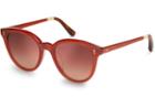 Toms Toms Aaryn Spice Bronze Double Gradient Mirror Lens Sunglasses With Rose Mirror Lens