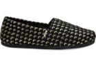 Toms Black And Gold Geo Woven Women's Classics