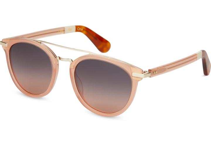 Toms Toms Harlan Blush Sunglasses With Rose Mirror Lens