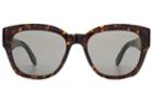 Toms Toms Audrina Ebony Tortoise Polarized Sunglasses With Smoke Grey Lens