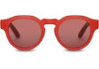 Toms Traveler By Toms Women's Bryton Matte Fiesta Red Sunglasses With Amber Mirror Lens