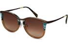 Toms Toms Sandela 301 Mint Tortoise Fade Sunglasses With Brown Gradient Lens