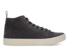 Toms Toms Forged Iron Grey Suede Men's Lenox Mid Sneakers Shoes - Size 11.5