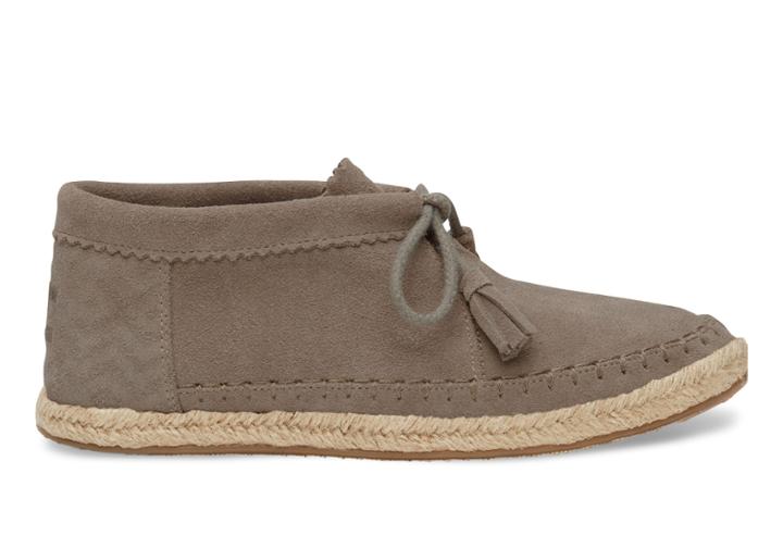 Toms Toms Desert Taupe Suede Women's Palmera Chukka Booties - Size 10