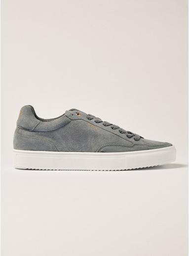 Topman Mens Grey Sik Silk Gray Suede Phantom Sneakers