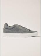 Topman Mens Grey Sik Silk Gray Suede Phantom Sneakers
