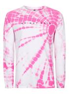 Topman Mens Pink Tie Dye No Way Back Long Sleeve T-shirt