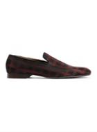 Topman Mens Blue House Of Hounds Red Check Loafers