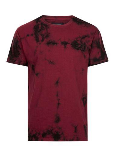 Topman Mens Antioch Red Tie-dye T-shirt*