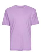Topman Mens Purple Lilac Oversized Pocket T-shirt