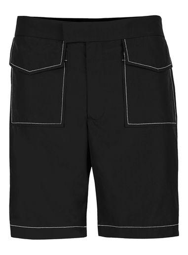 Topman Mens Topman Design Black Shorts