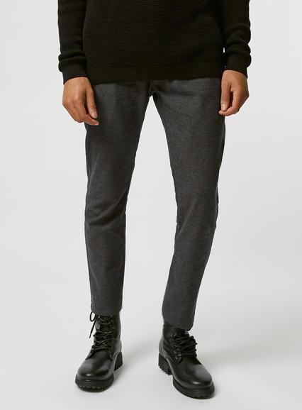 Topman Mens Mid Grey Selected Homme Grey Pants