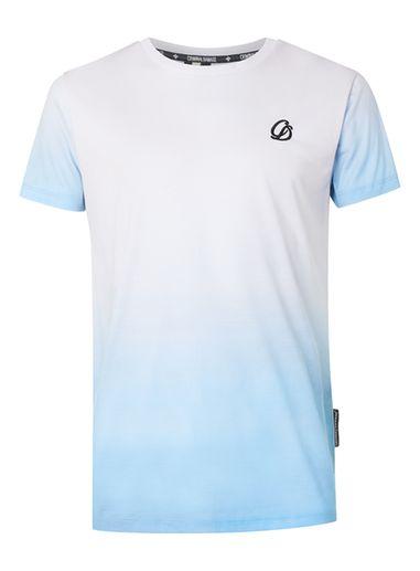 Topman Mens Criminal Damage Blended White And Blue T-shirt*