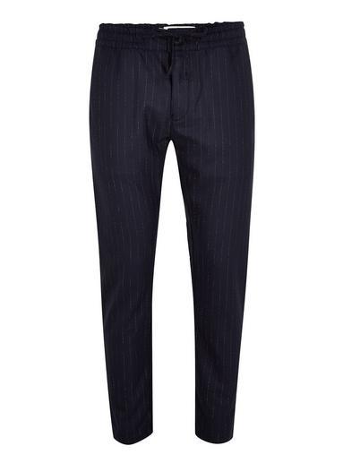 Topman Mens Navy Skinny Stripe Trousers