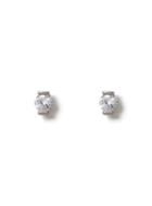 Topman Mens Silver Crystal Stud Earrings*