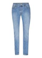 Topman Mens Vintage Wash Blue Stretch Slim Jeans