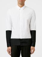 Topman Mens Calvin Klein Black And White Shirt