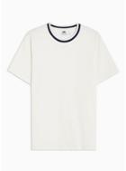 Topman Mens Cream Off White Ringer T-shirt