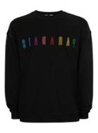Topman Mens Black Paradais Sweatshirt
