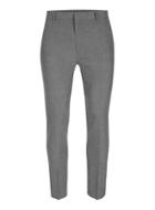 Topman Mens Mid Grey Light Gray Marl Ultra Skinny Trousers