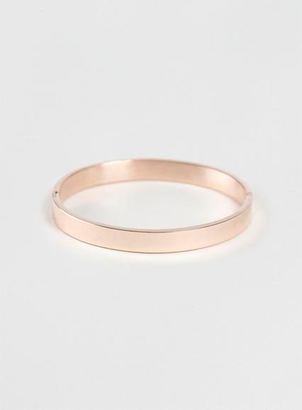 Topman Mens Metallic Clean Fine Bangle*
