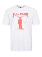 Topman Mens White Full Moon Print Oversized T-shirt