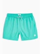 Topman Mens Blue Turquoise Swim Shorts