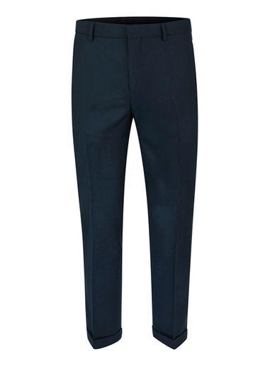 Topman Mens Green Teal Skinny Fit Suit Pants