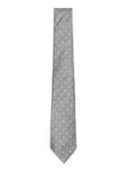 Topman Mens Grey Gray And Pink Dotted Tie