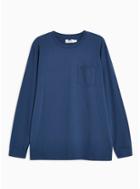 Topman Mens Blue Skater T-shirt
