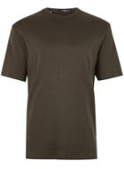 Topman Mens Green Selected Homme+ Khaki T-shirt
